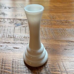 Milk Glass Beehive Bud Vase